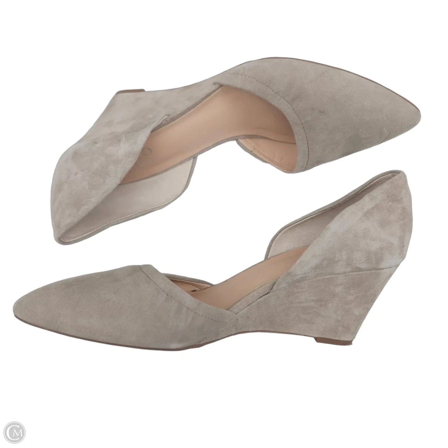 Shoes Heels Wedge By Franco Sarto In Taupe, Size: 9