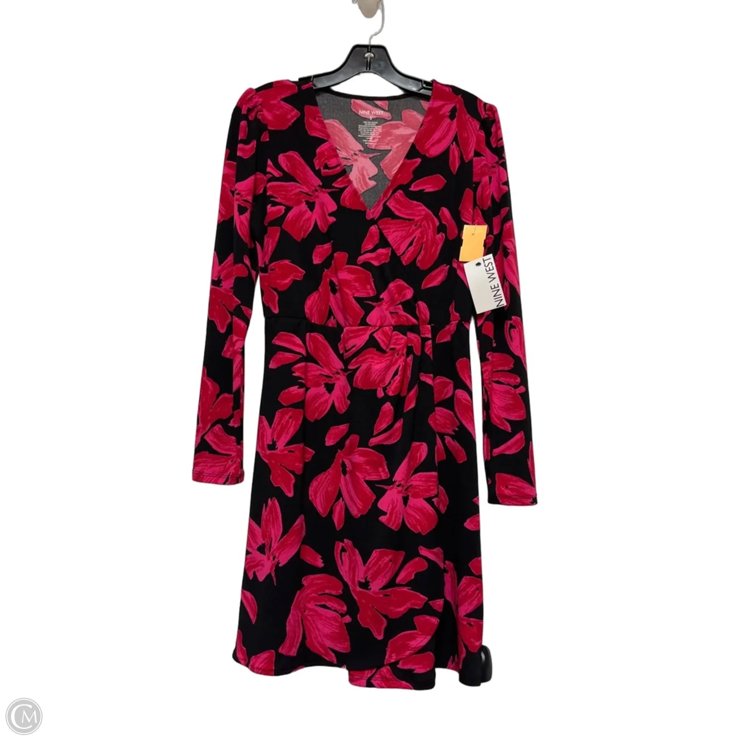 Dress Casual Short By Nine West In Black & Pink, Size: S