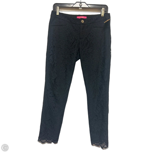Pants Designer By Lilly Pulitzer In Black, Size: 4
