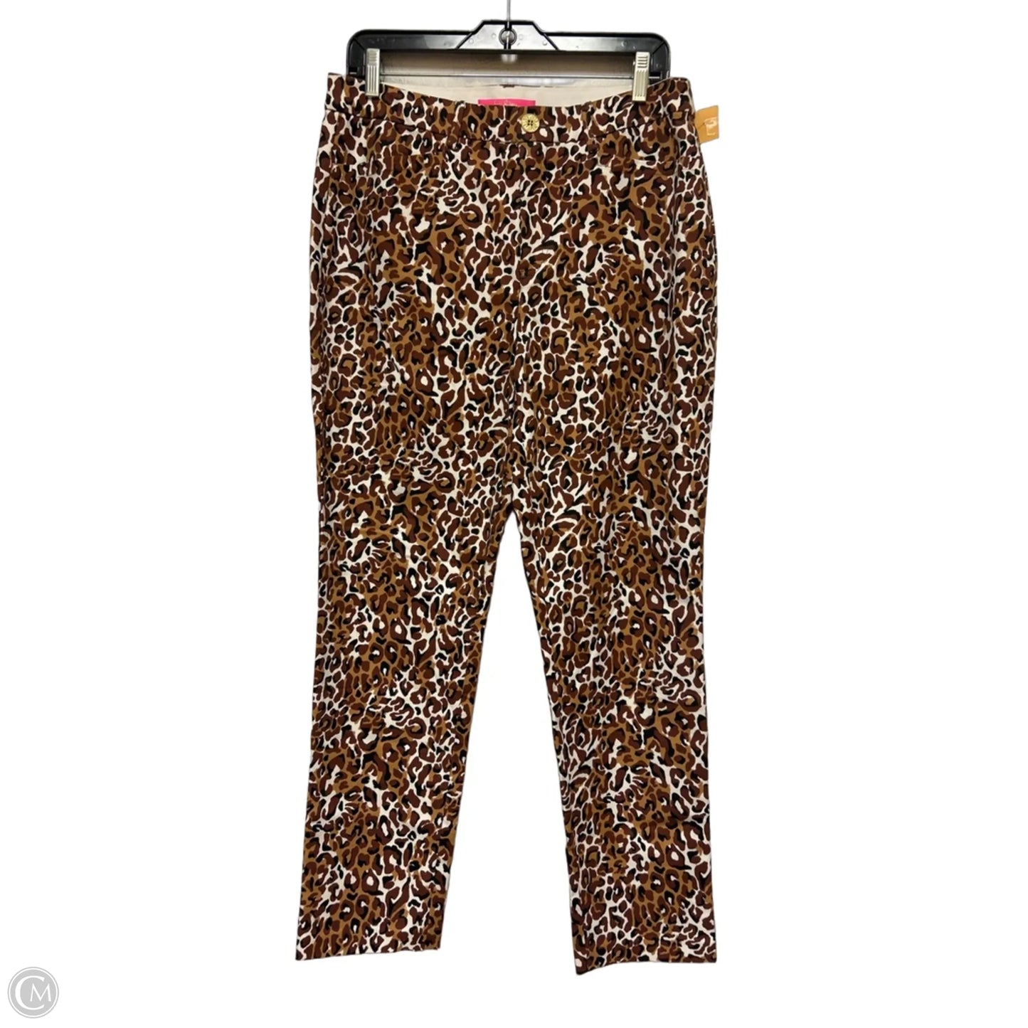 Pants Designer By Lilly Pulitzer In Animal Print, Size: 12