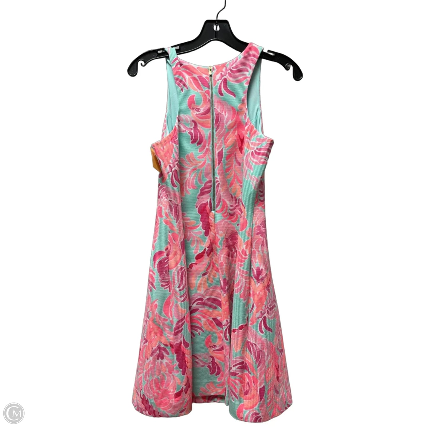 Dress Designer By Lilly Pulitzer In Green & Pink, Size: S