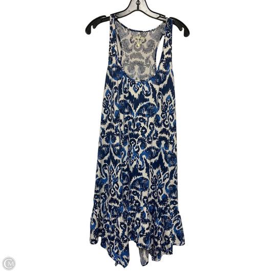 Dress Designer By Lilly Pulitzer In Blue & White, Size: M
