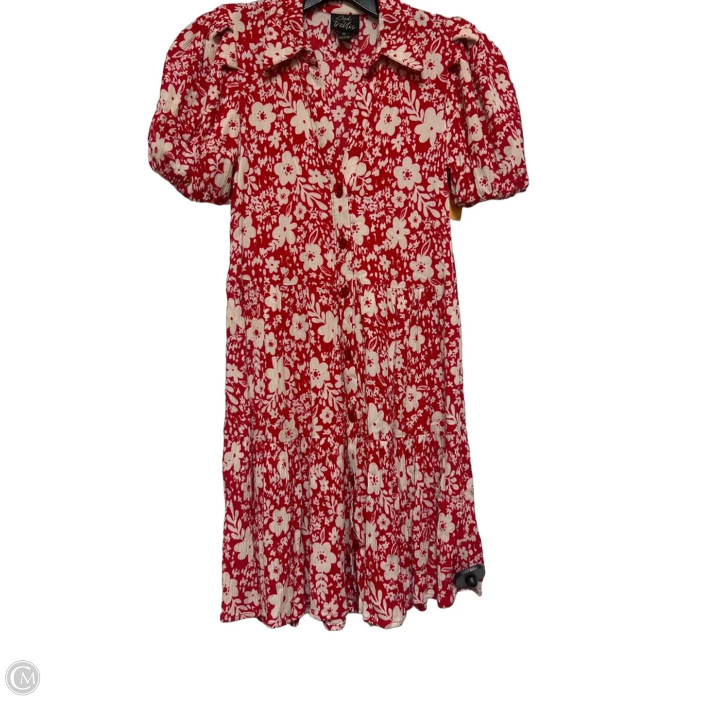 Dress Casual Short By Clothes Mentor In Floral Print, Size: Xs