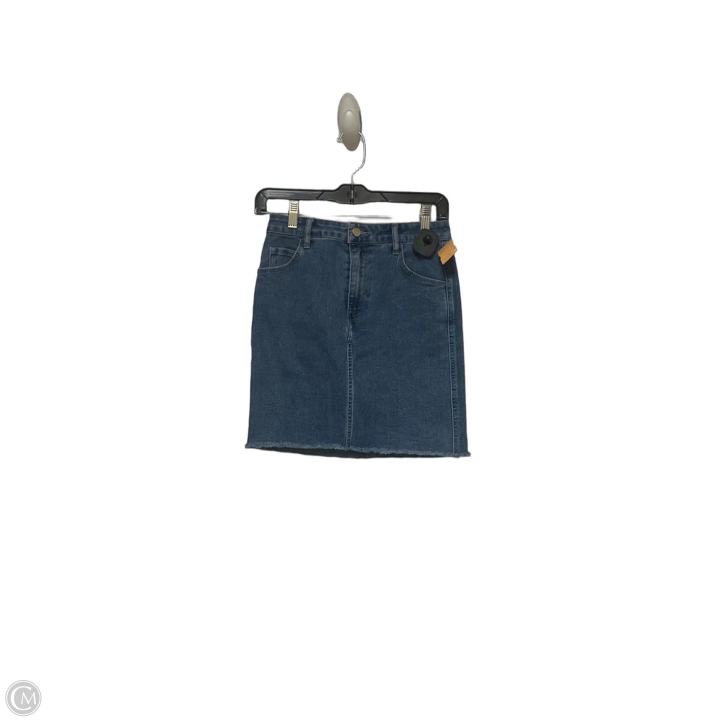 Skirt Mini & Short By H&m In Blue Denim, Size: 4