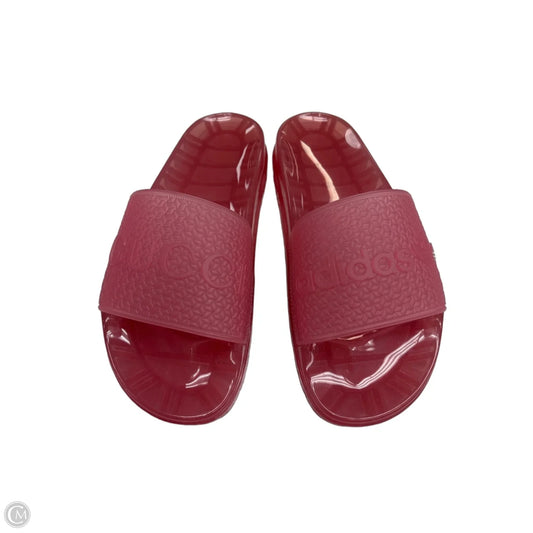 Sandals Luxury Designer By Gucci In Pink, Size: 7