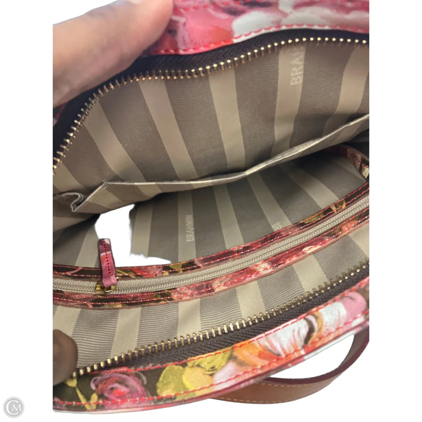 Crossbody Designer By Brahmin, Size: Medium