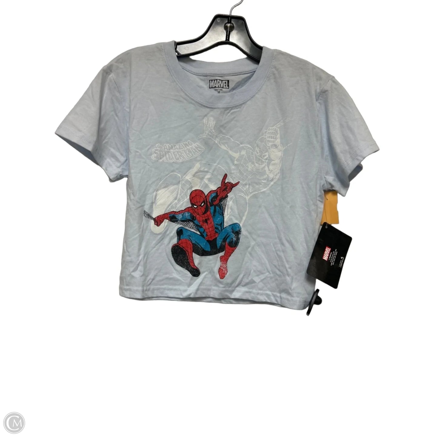 Top Short Sleeve Basic By Disney In Blue, Size: M
