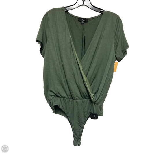 Bodysuit By Lulus In Green, Size: Xl