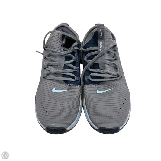 Shoes Athletic By Nike In Blue & Grey, Size: 8