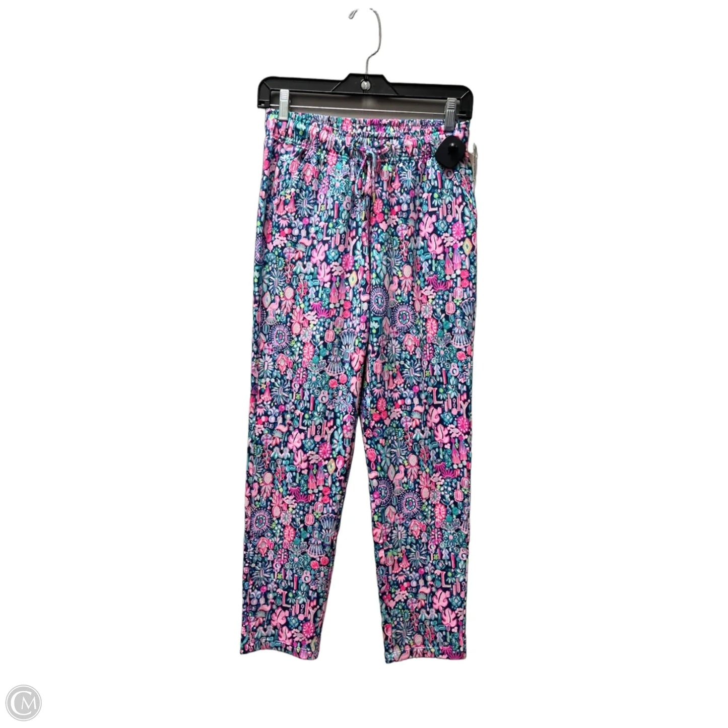 Pants Designer By Lilly Pulitzer In Blue & Pink, Size: 2