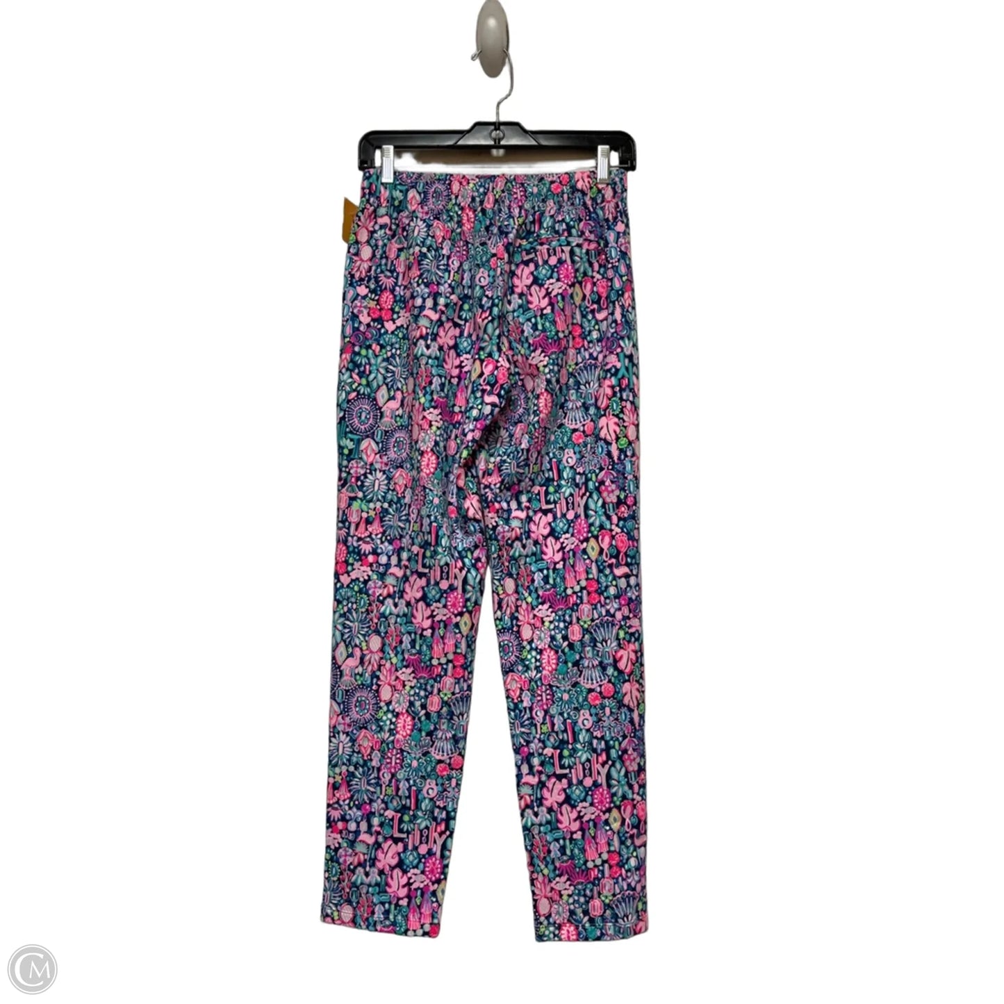 Pants Designer By Lilly Pulitzer In Blue & Pink, Size: 2
