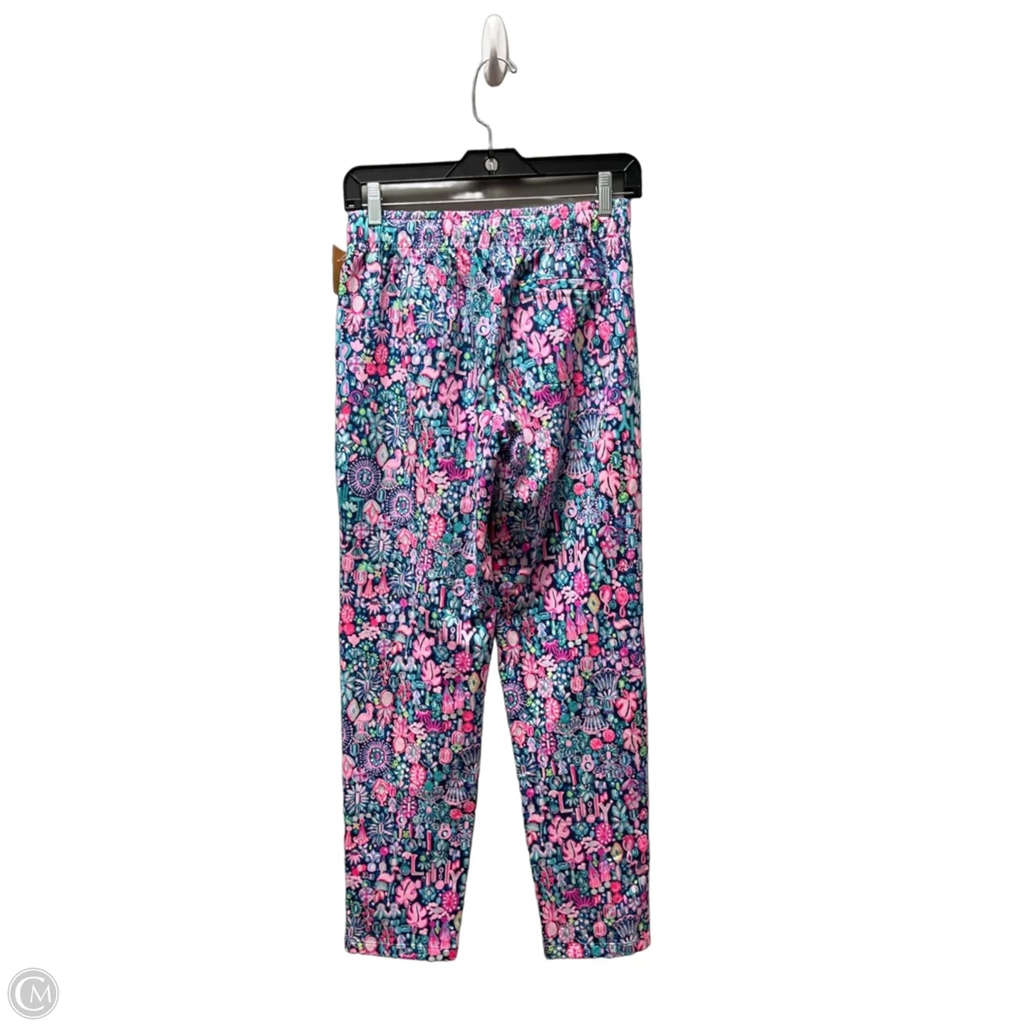 Pants Designer By Lilly Pulitzer In Blue & Pink, Size: 2
