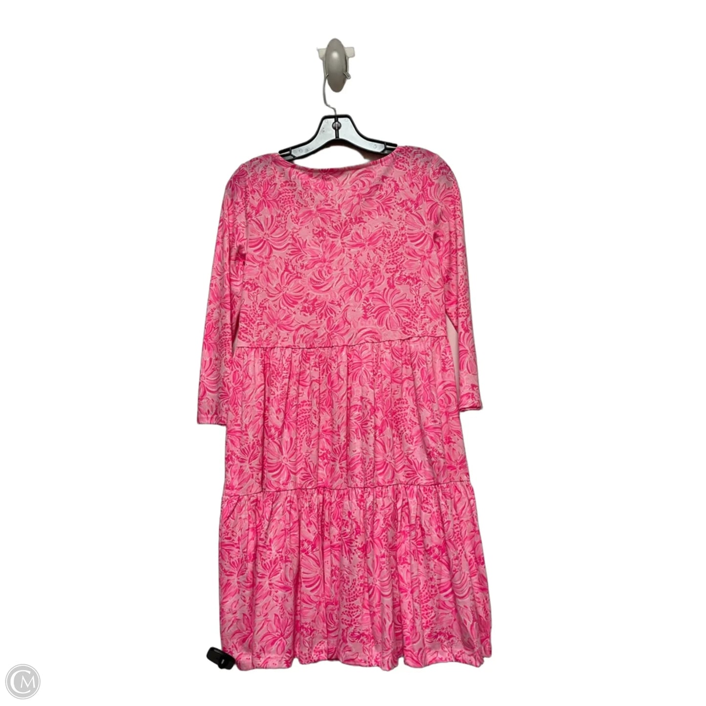Dress Designer By Lilly Pulitzer In Pink & White, Size: Xs
