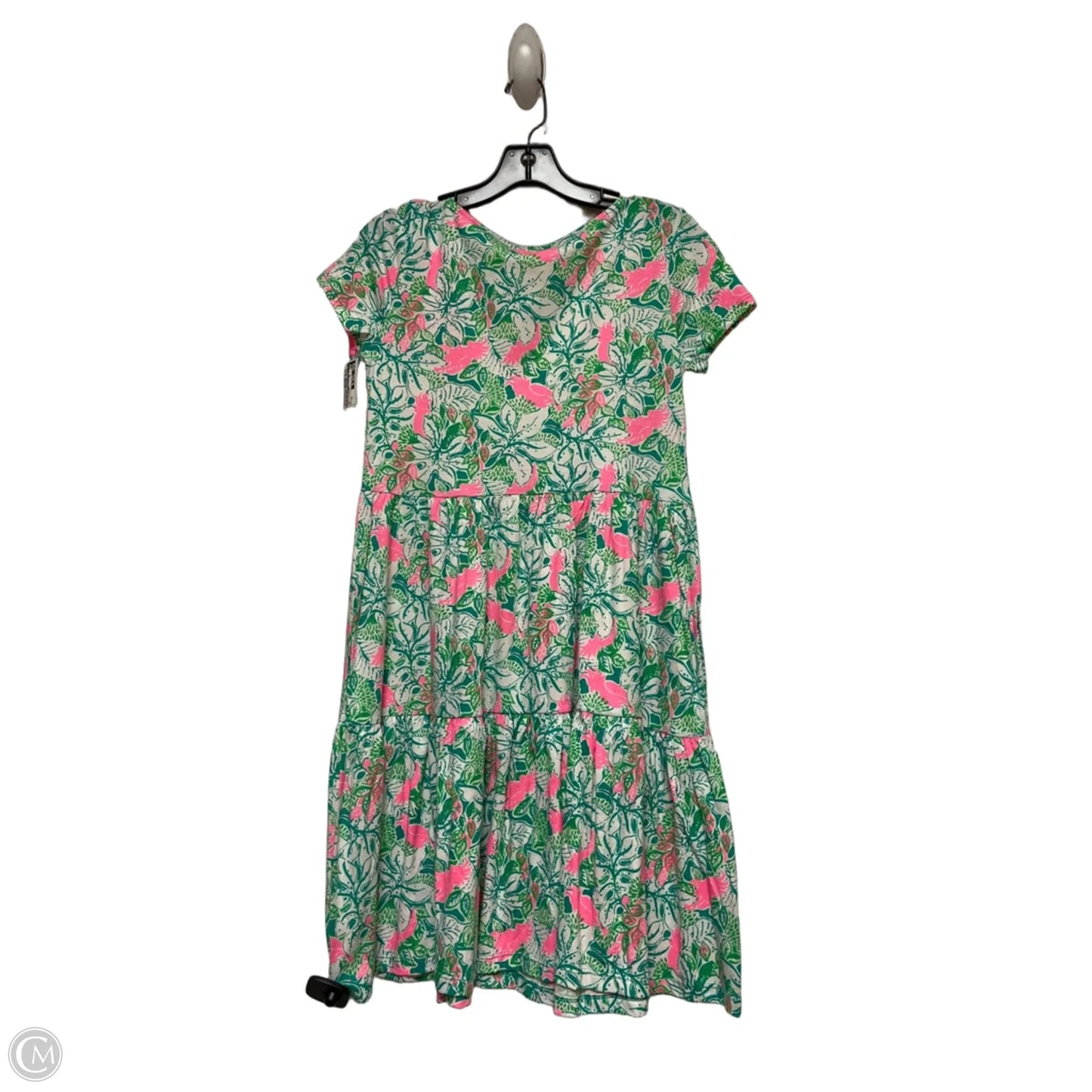 Dress Designer By Lilly Pulitzer In Tropical Print, Size: Xs