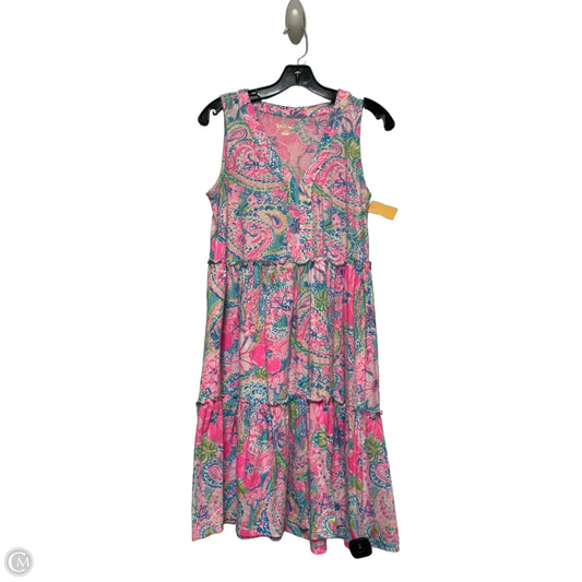 Dress Designer By Lilly Pulitzer In Floral Print, Size: Xs