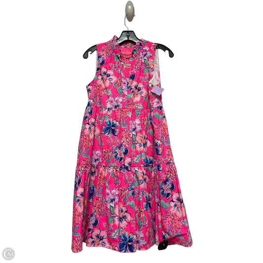 Dress Designer By Lilly Pulitzer In Floral Print, Size: Xs