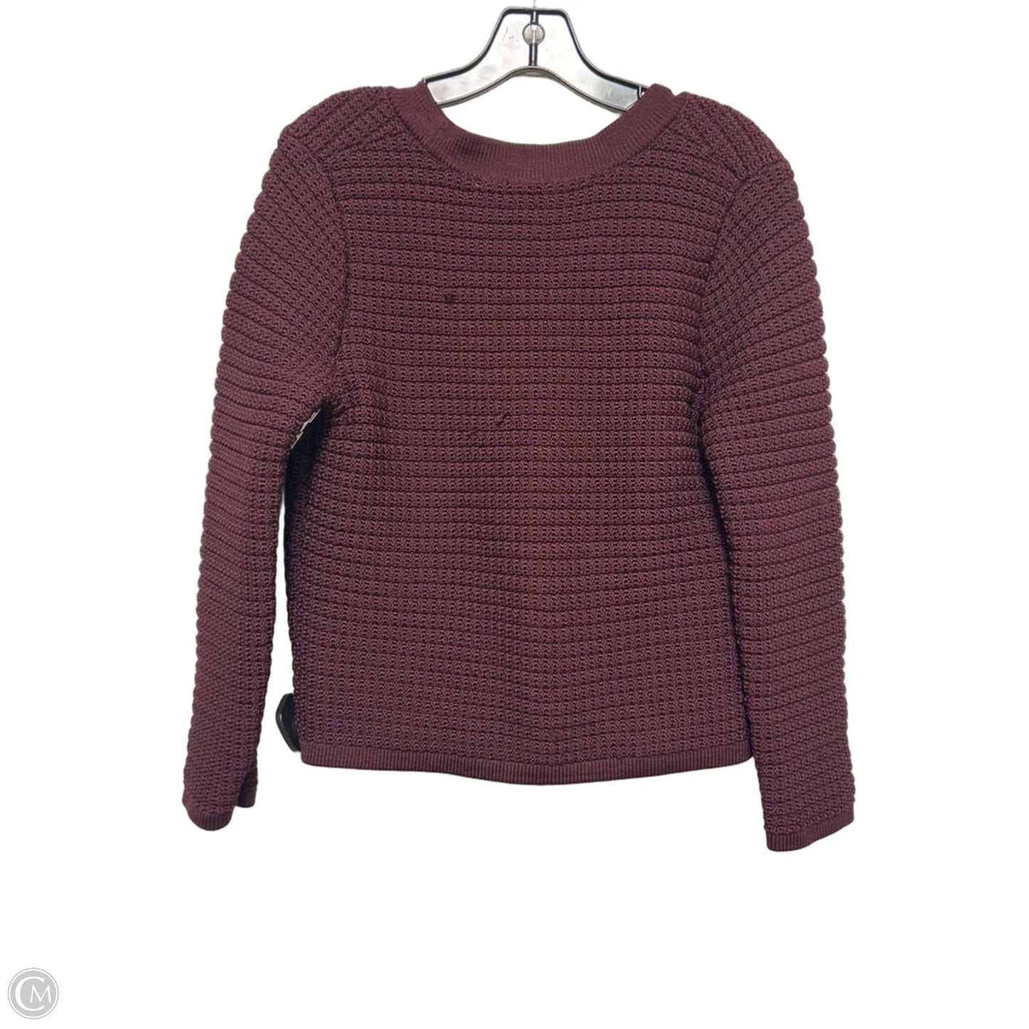 Sweater Cardigan By Talbots In Purple, Size: Mp