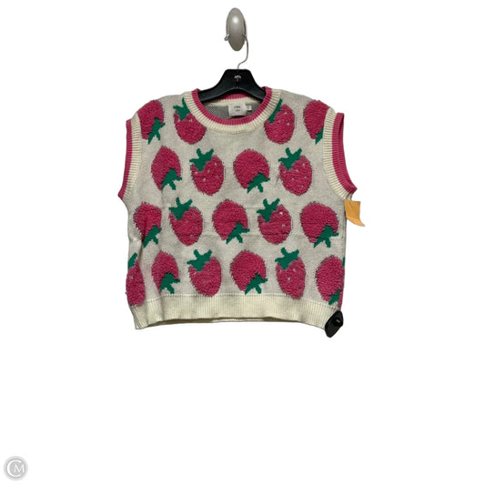 Top Sleeveless By Clothes Mentor In Green & Pink, Size: M
