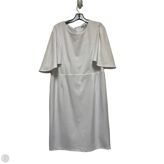 Dress Casual Short By Grace Karin In White, Size: 3x