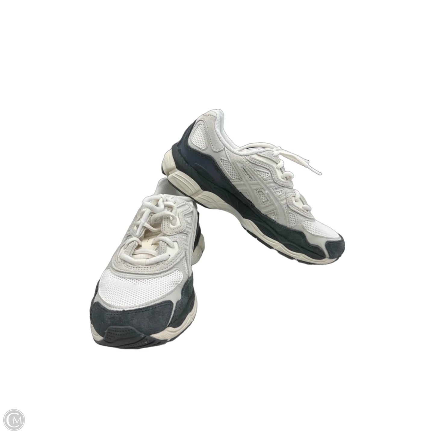 Shoes Athletic By Asics In Cream & Grey, Size: 7