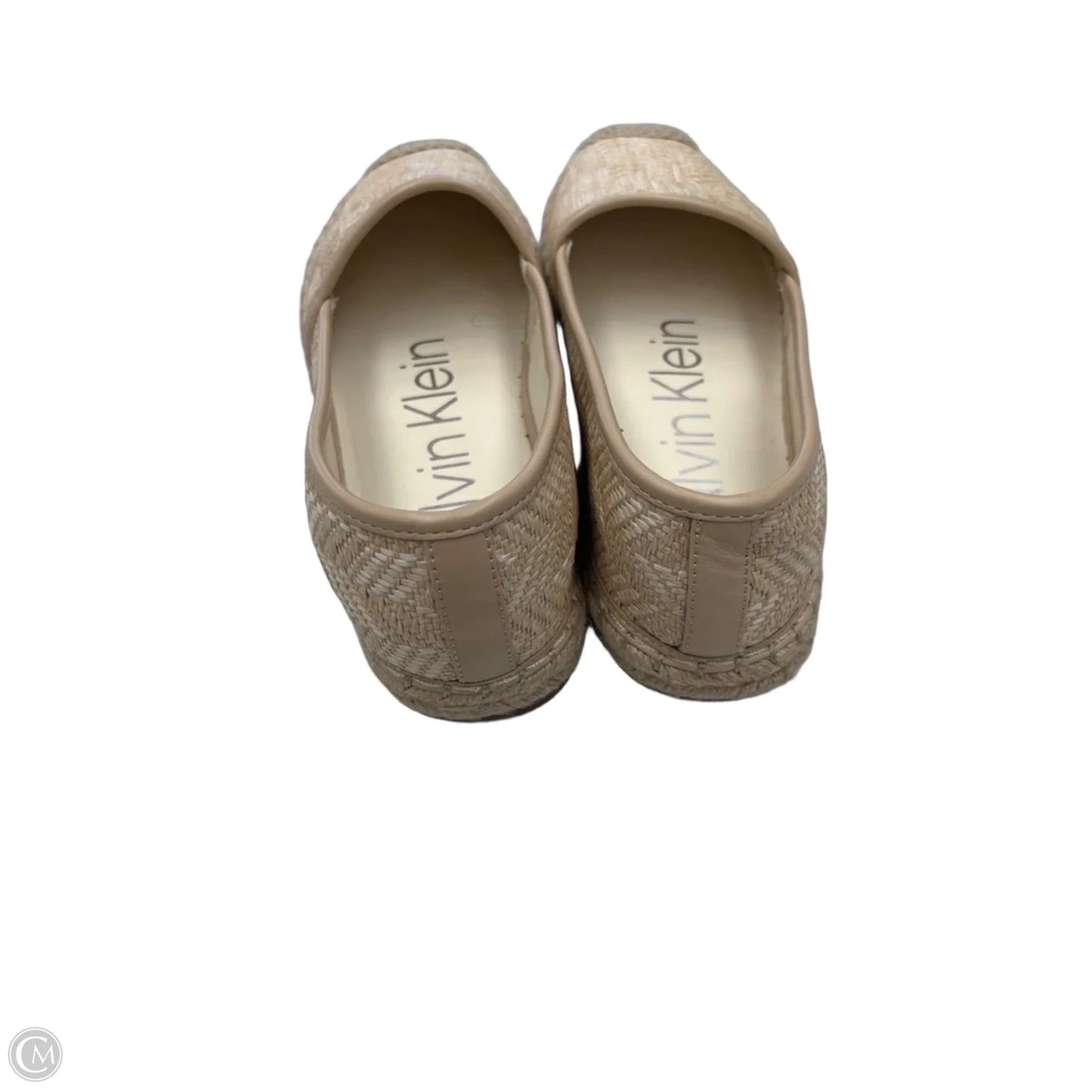 Shoes Flats By Calvin Klein In Tan, Size: 9