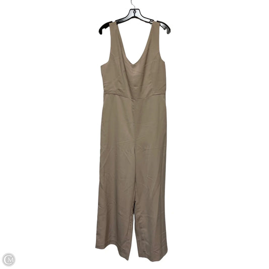 Jumpsuit By Melloday In Beige, Size: Xl
