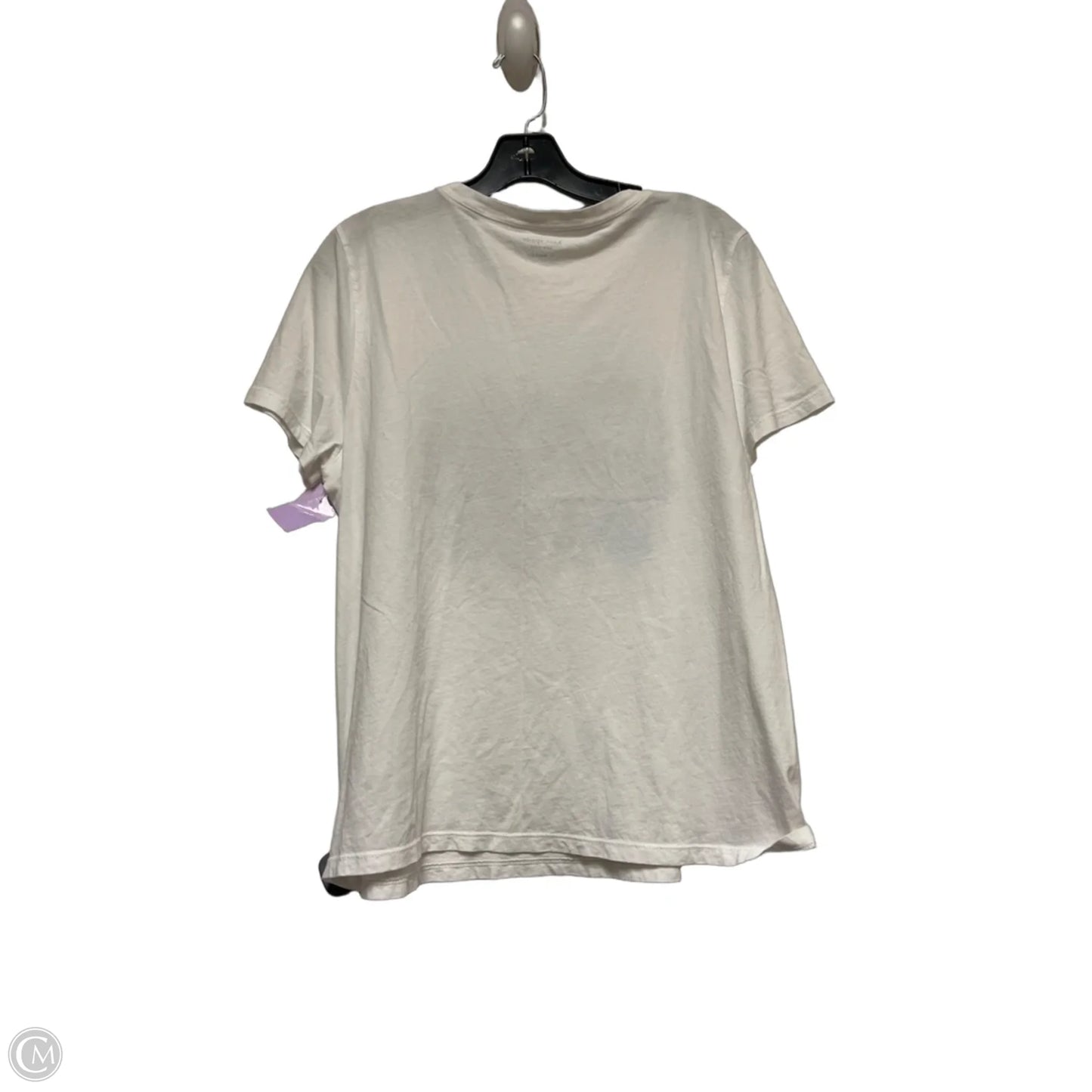 Top Short Sleeve Designer By Kate Spade In Blue & White, Size: Xl
