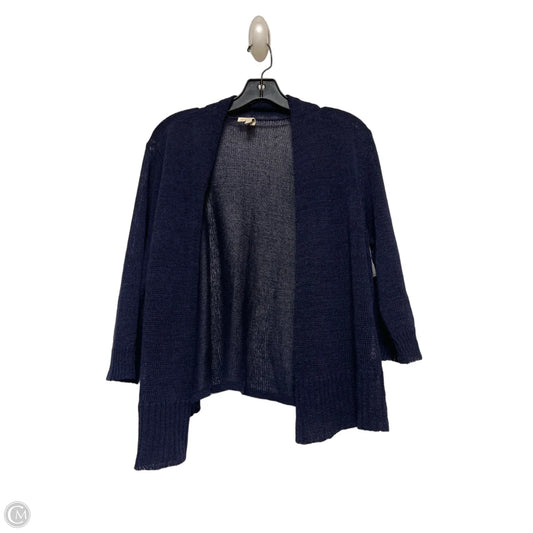 Cardigan By Eileen Fisher In Navy, Size: L