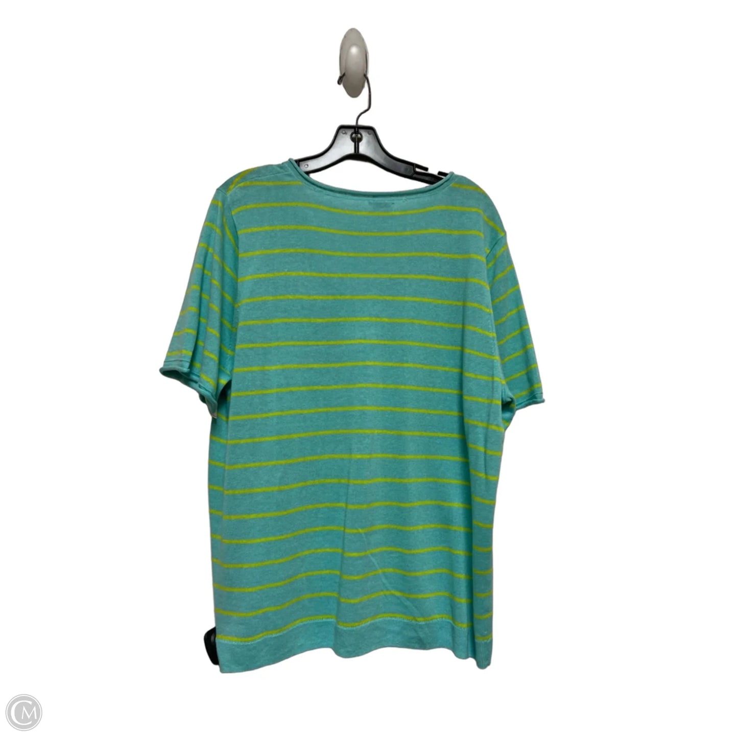 Top Short Sleeve By J. Crew In Striped Pattern, Size: Xxl