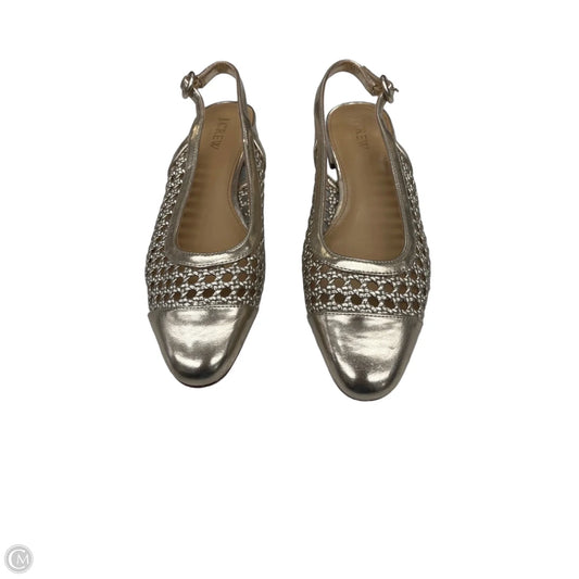 Shoes Flats By J. Crew In Gold, Size: 9