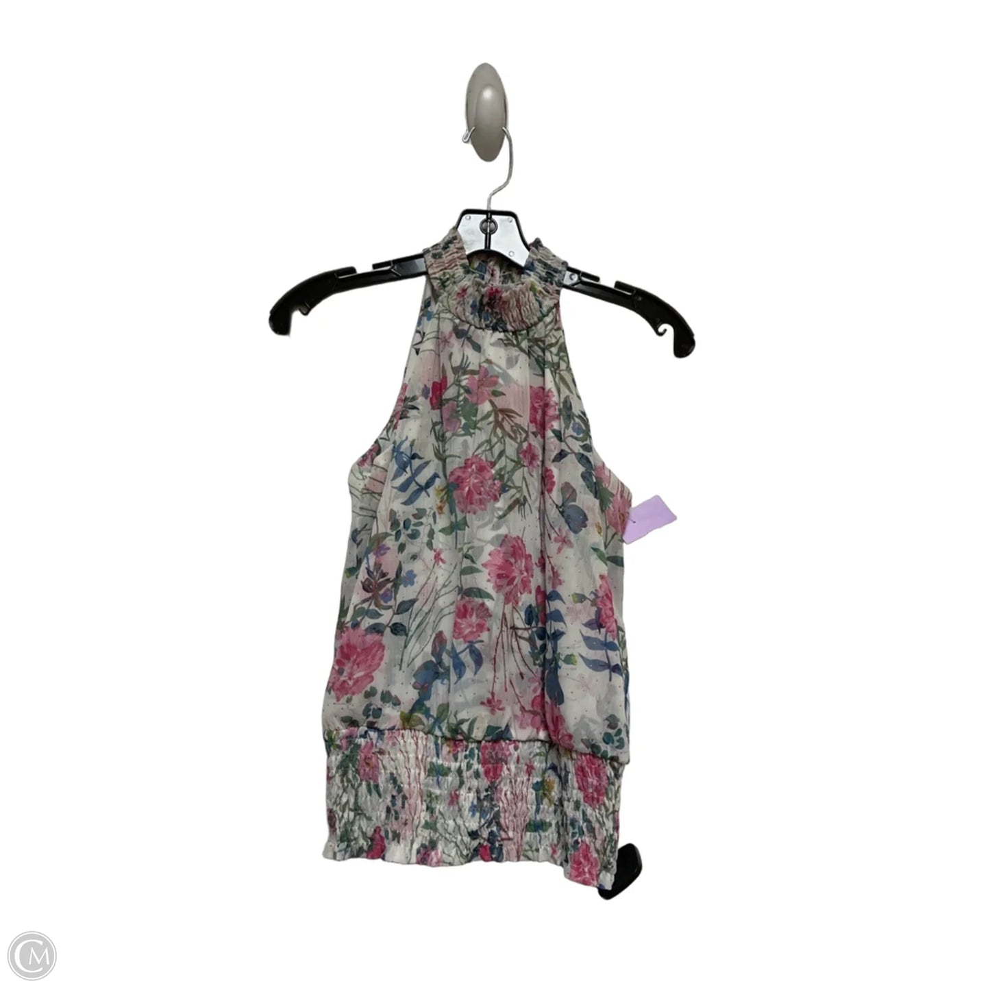 Top Sleeveless By Inc In Floral Print, Size: Xs