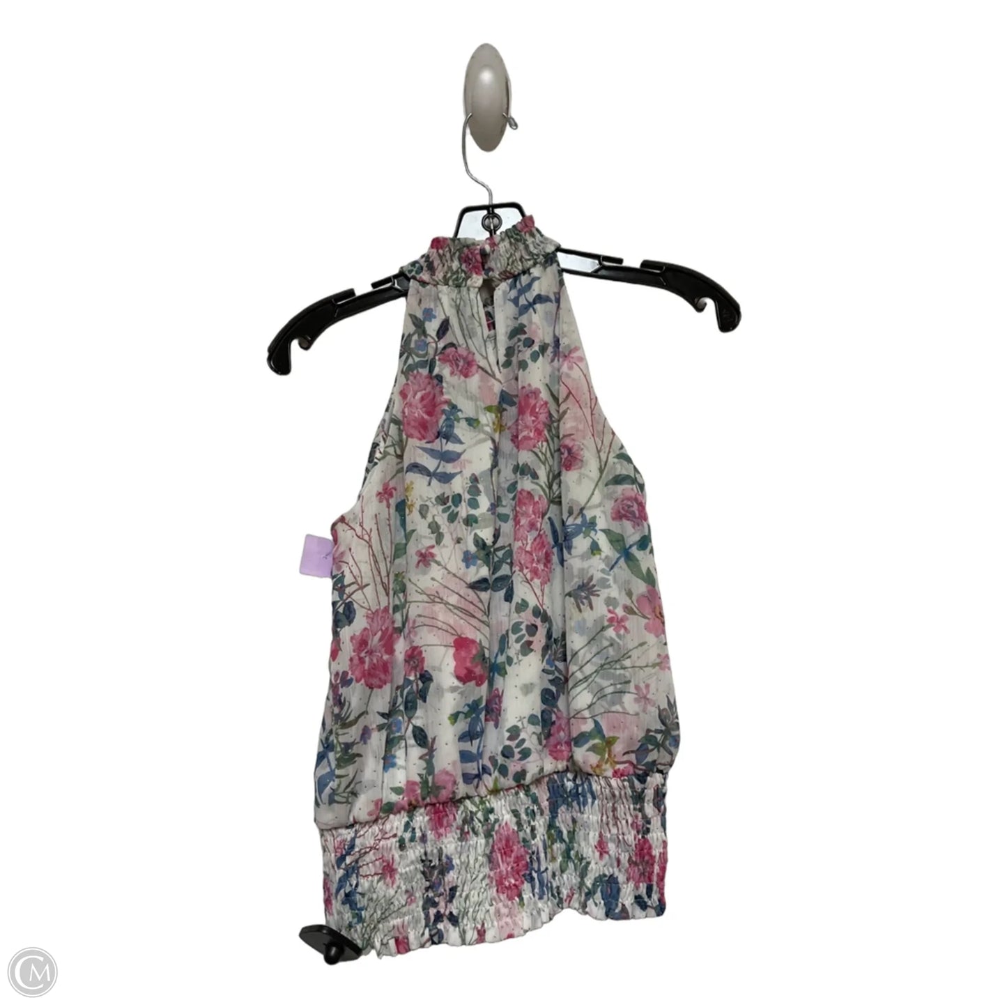 Top Sleeveless By Inc In Floral Print, Size: Xs