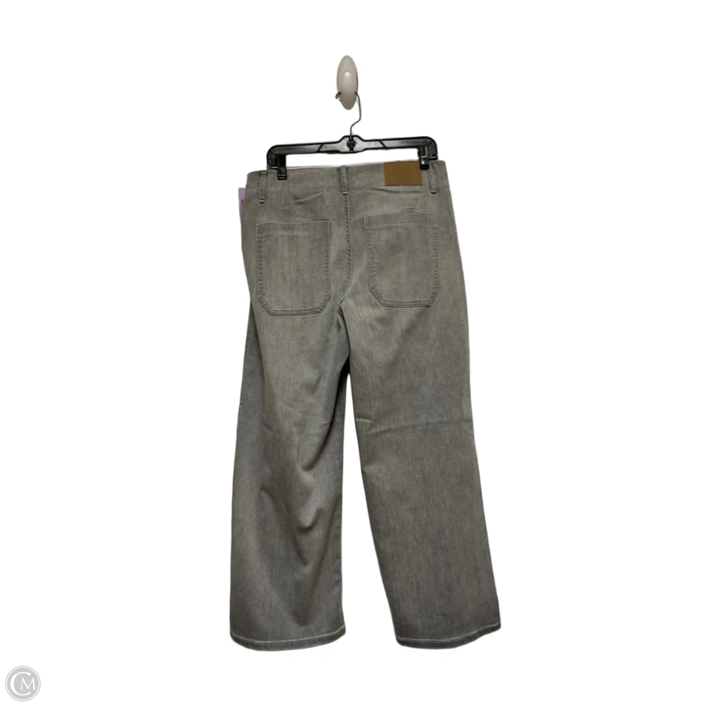 Jeans Wide Leg By Express In Grey Denim, Size: 10