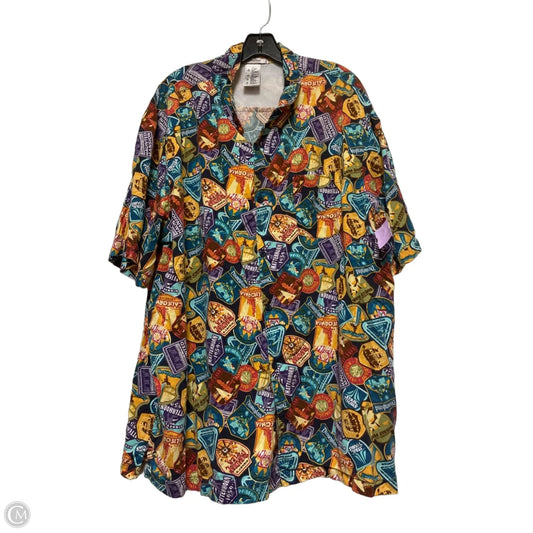 Top Short Sleeve By Disney Store In Multi-colored, Size: 3x