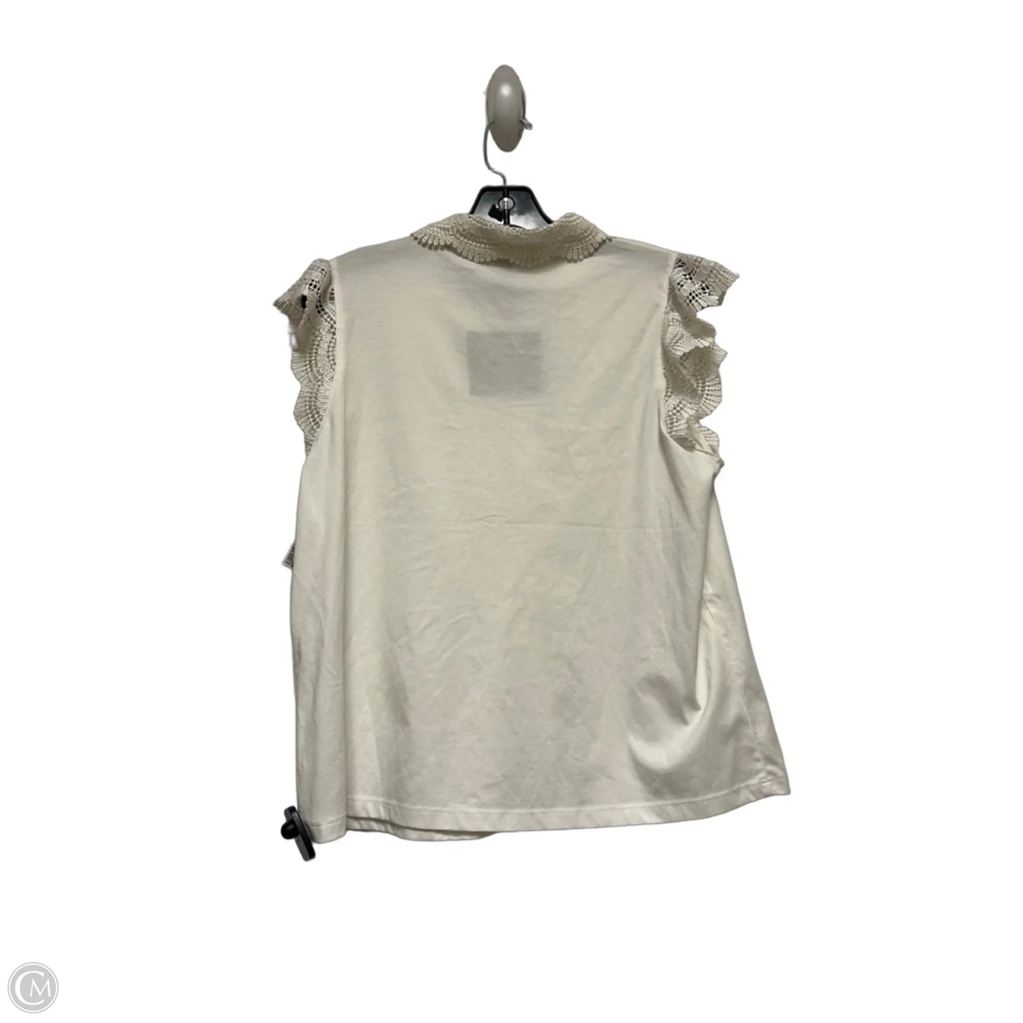 Top Sleeveless By Marc New York In Cream, Size: M