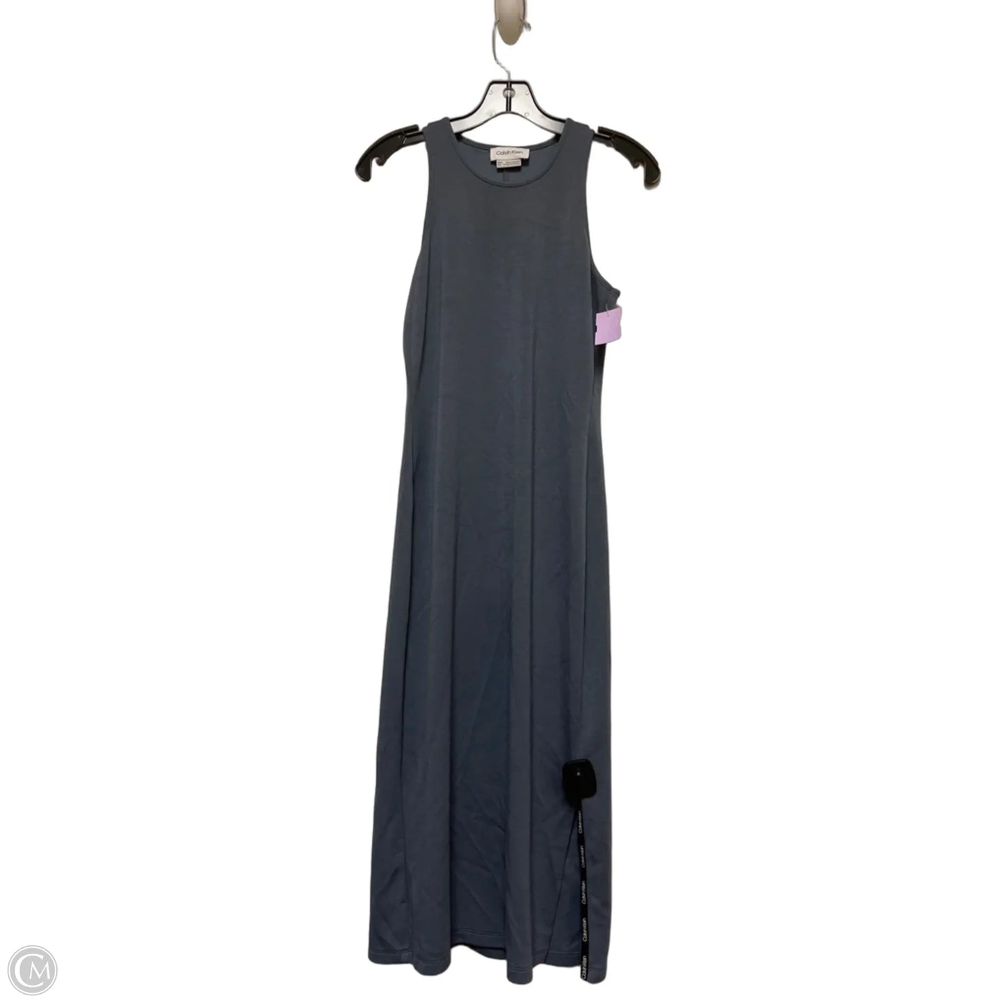 Dress Casual Midi By Calvin Klein In Blue, Size: Xs