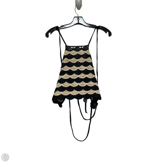 Top Sleeveless By Zara In Striped Pattern, Size: S