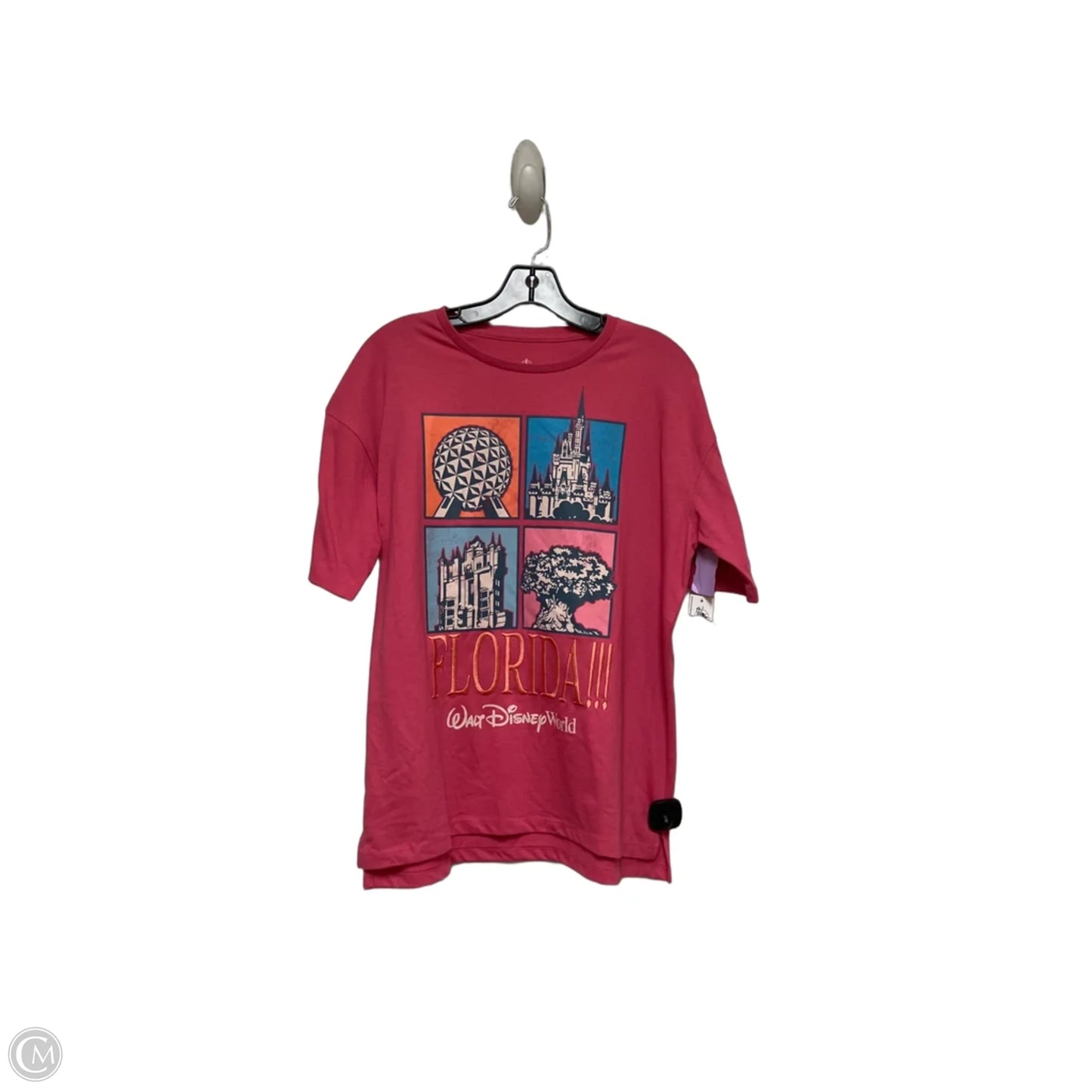 Top Short Sleeve Basic By Disney Store In Pink, Size: S