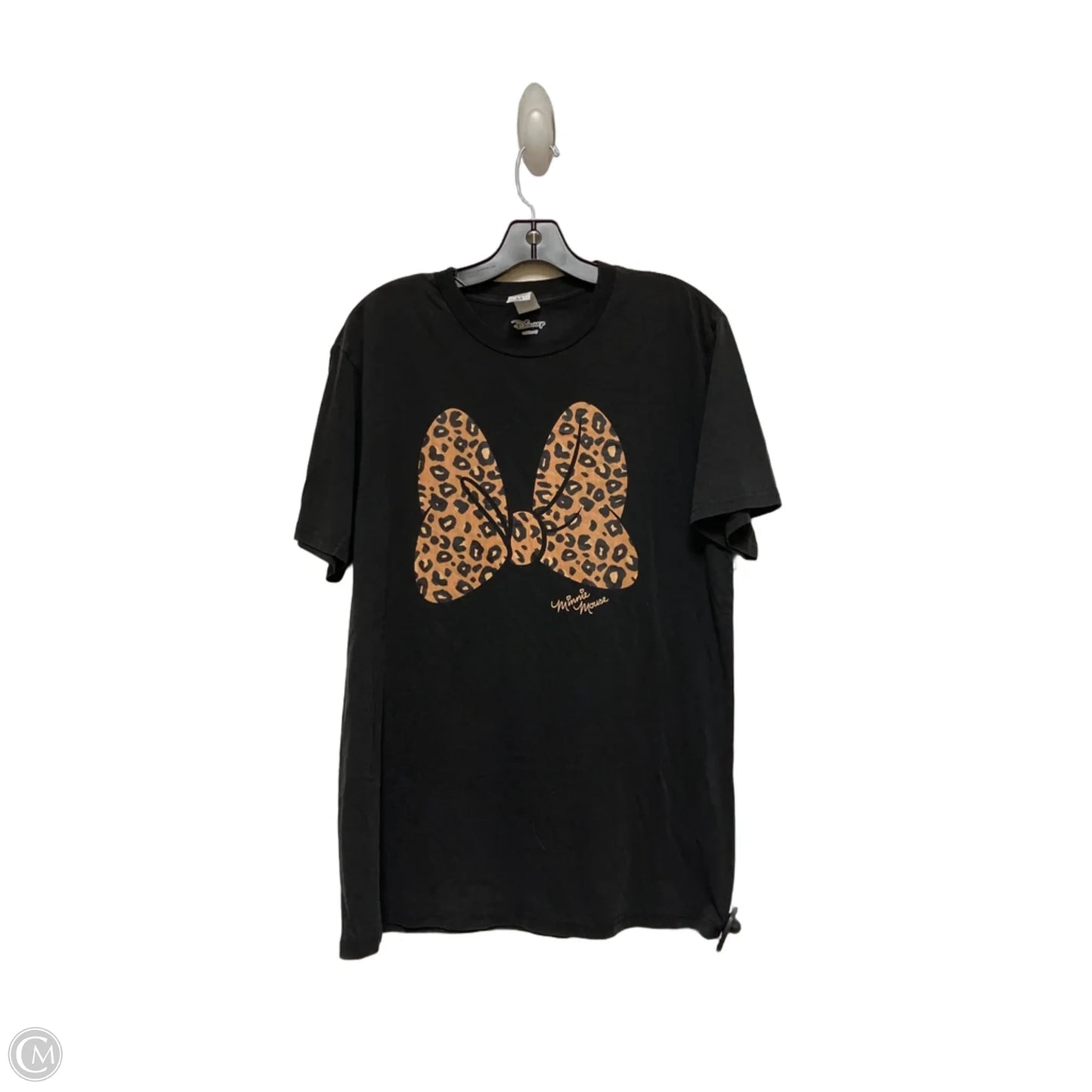 Top Short Sleeve Basic By Disney In Animal Print, Size: M