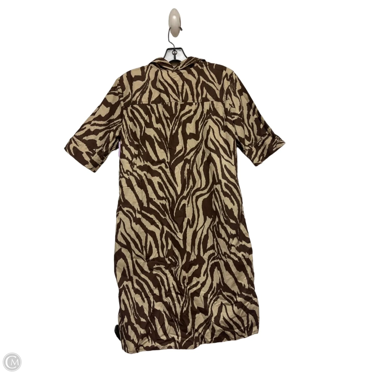 Dress Casual Short By Michael By Michael Kors In Zebra Print, Size: L