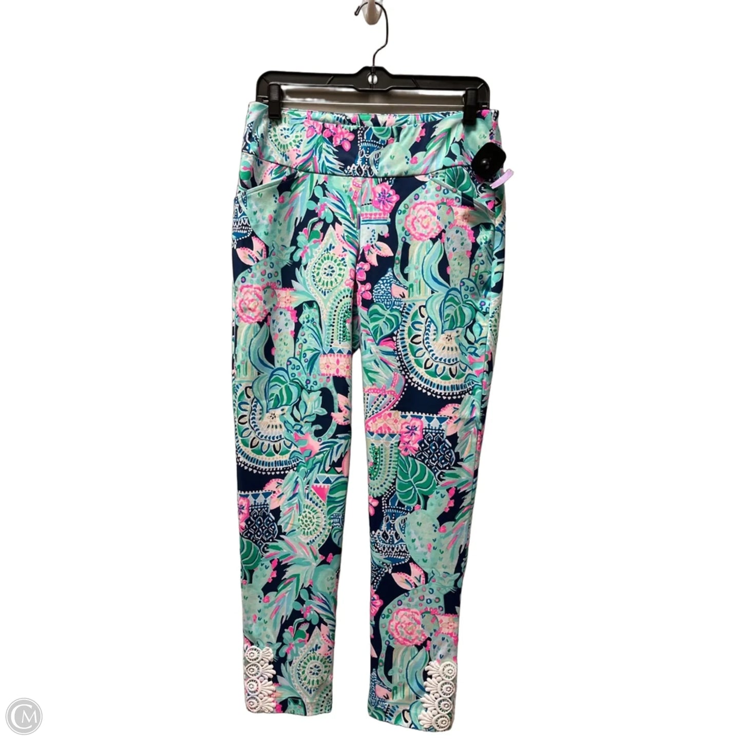 Pants Designer By Lilly Pulitzer In Tropical Print, Size: 6