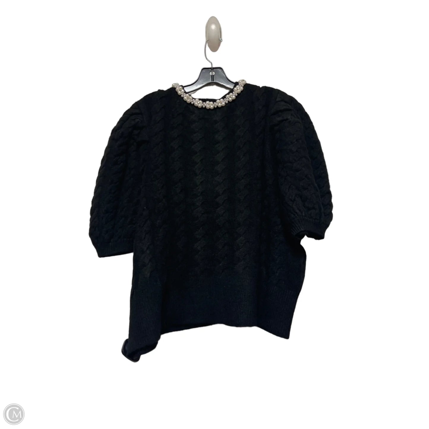 Top Short Sleeve By Sugar Lips In Black & White, Size: 3x