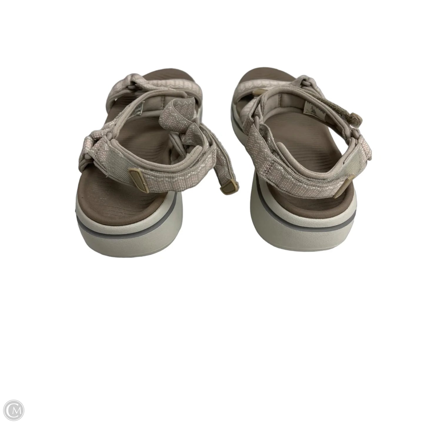 Sandals Flats By Skechers In Beige, Size: 6