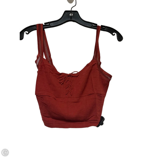 Top Sleeveless By Free People In Red, Size: S