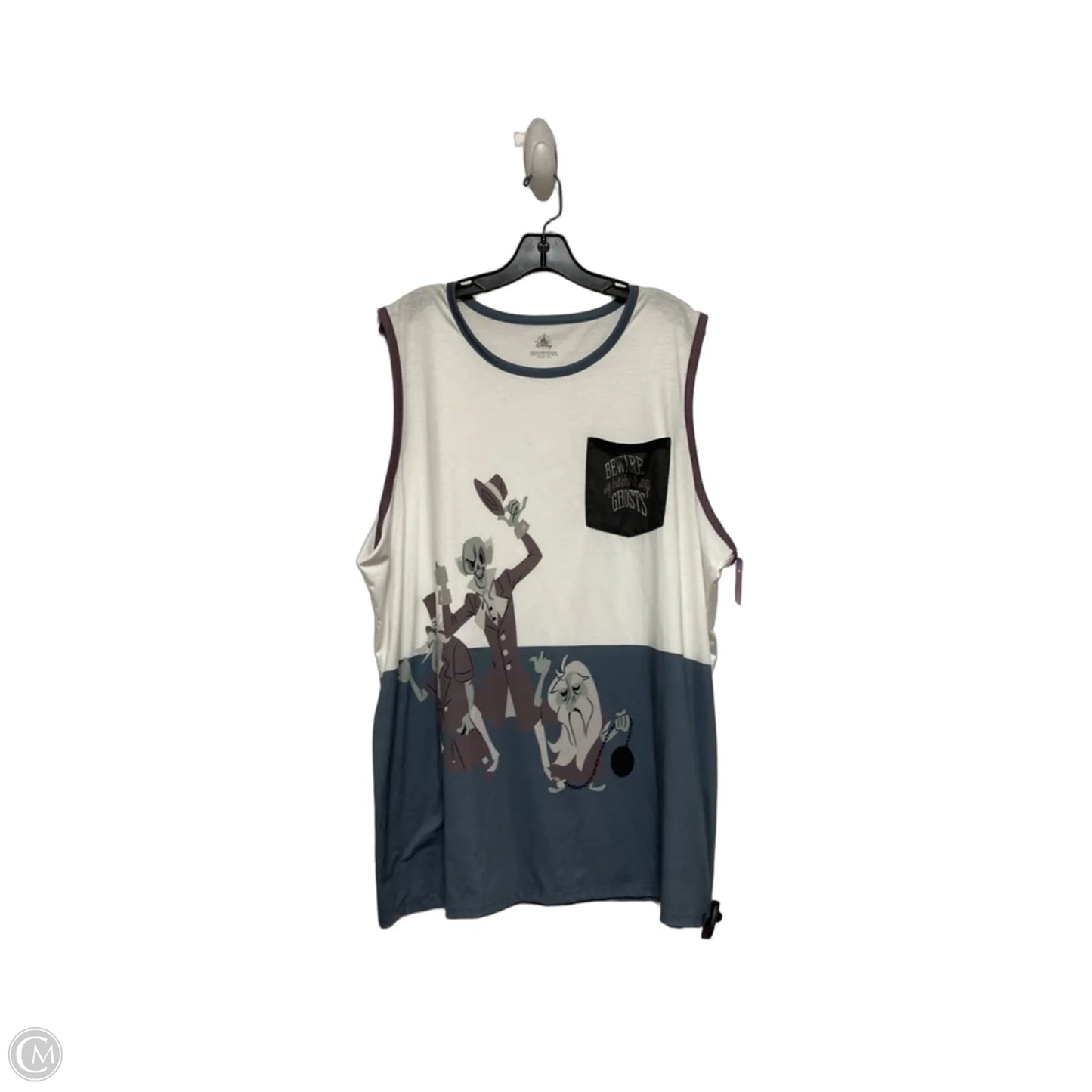 Top Sleeveless By Disney Store In Cream, Size: Xl