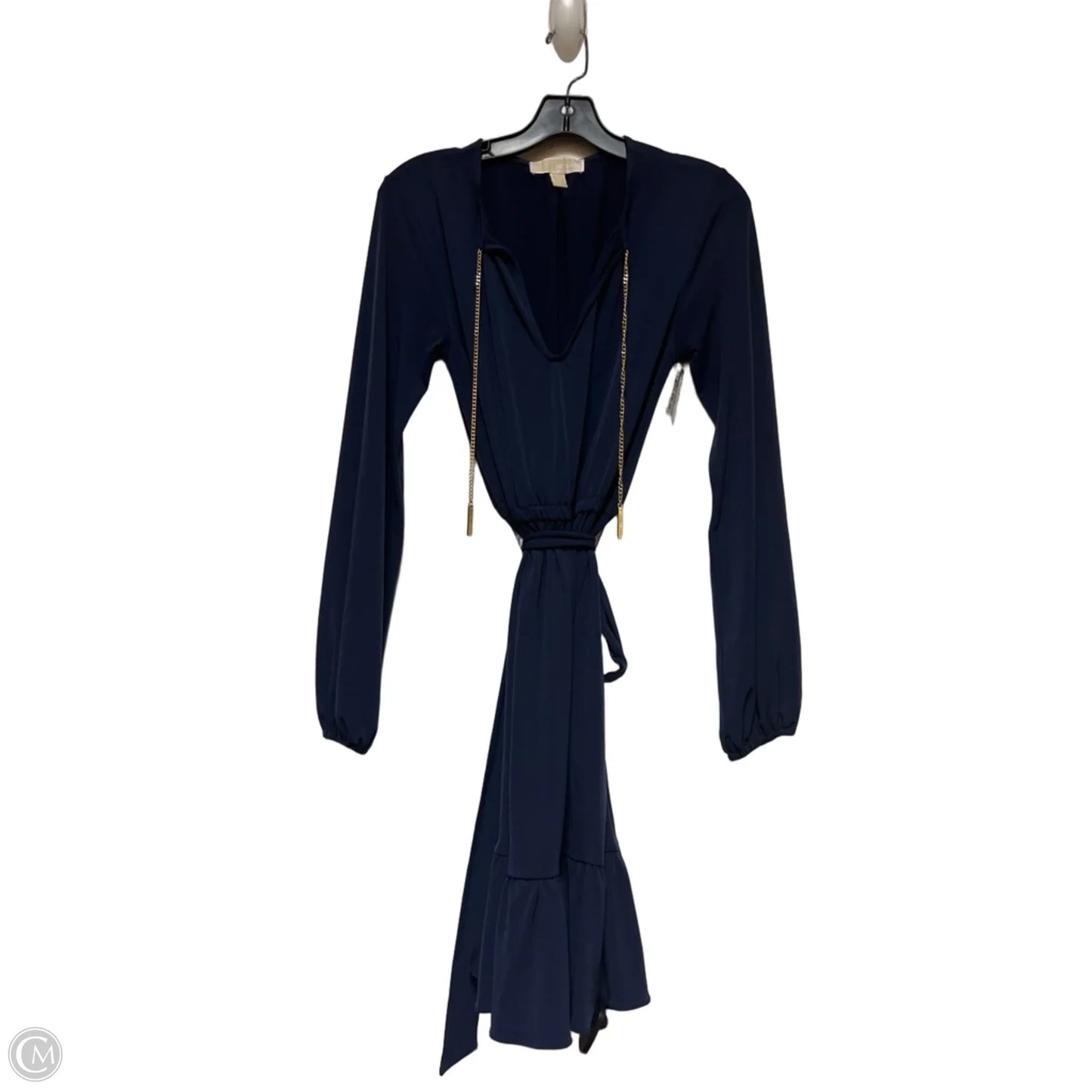Dress Casual Short By Michael By Michael Kors In Black & Gold, Size: S