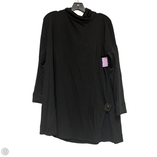 Top Long Sleeve By Eileen Fisher In Black, Size: M