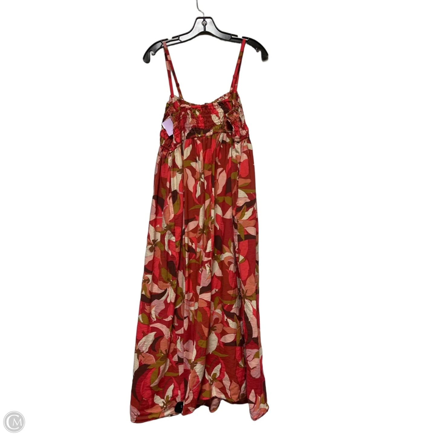 Dress Casual Midi By A New Day In Red, Size: M