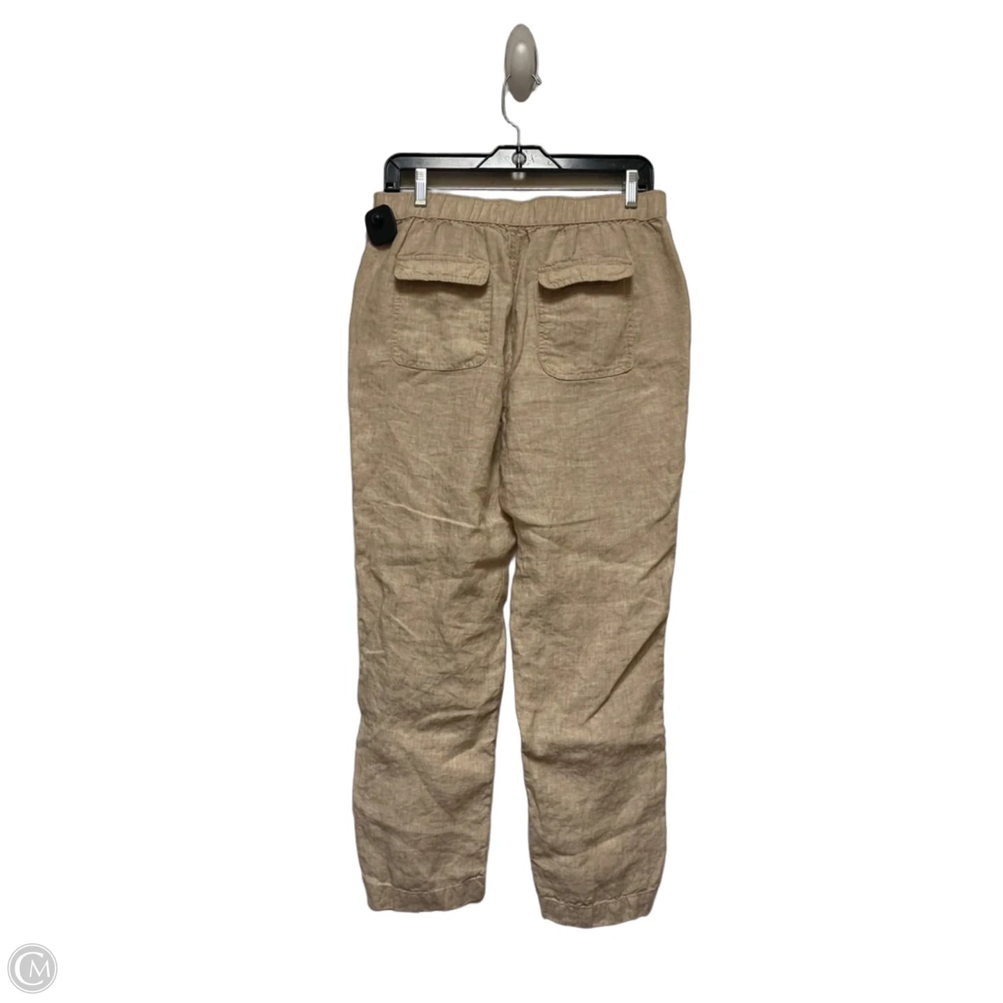 Pants Linen By Nicole Miller In Tan, Size: 8