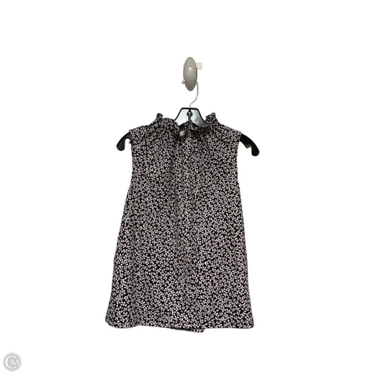 Top Sleeveless By Ann Taylor In Black & White, Size: S